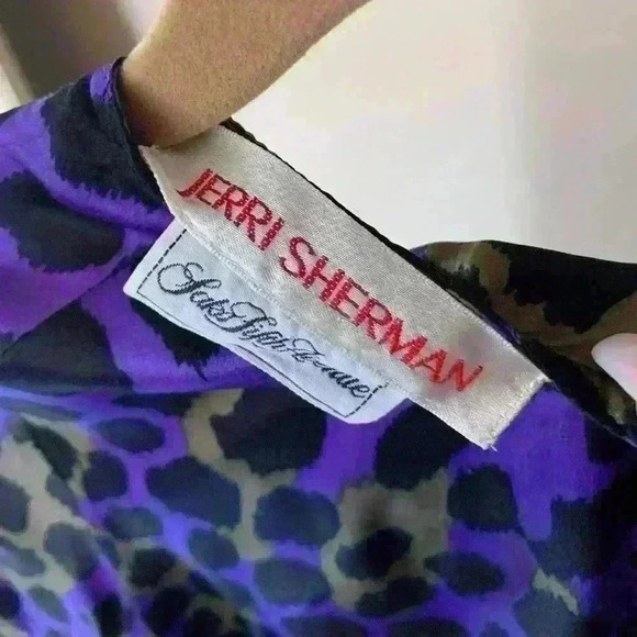 Jerri Sherman Leopard Top Size 6 - Picture 6 of 7